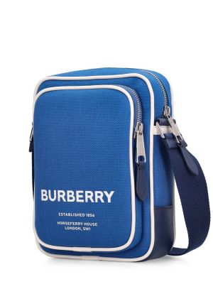 Crossbody kabelka Burberry modrá