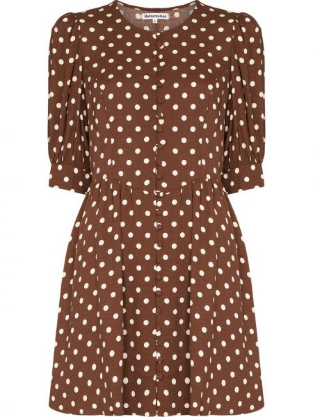 Mini vestido Reformation marrón