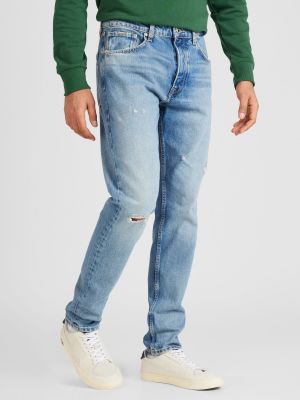 Egyenes szárú nadrág Pepe Jeans kék