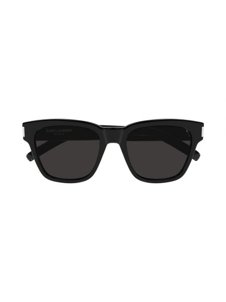 Leder sonnenbrille Saint Laurent schwarz