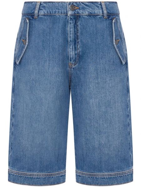 Denimshorts Moschino blå