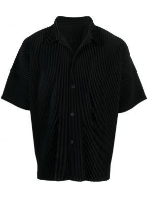 Hemd mit plisseefalten Homme Plissé Issey Miyake schwarz
