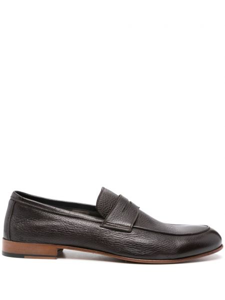 Læder loafers Corneliani brun