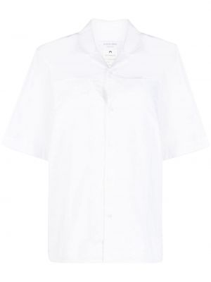 Риза с дантела Marine Serre бяло