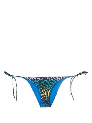 Bikini s potiskom z leopardjim vzorcem Ganni