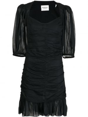 Pamučna haljina Marant Etoile crna