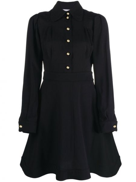 Mini šaty Moschino černé
