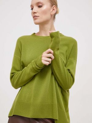 Вовняний светр Sisley зелений