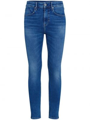 Дънки skinny fit Karl Lagerfeld Jeans синьо