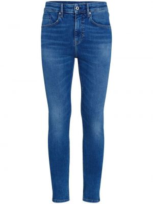 Skinny fit džinsi Karl Lagerfeld Jeans zils