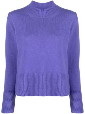 Вълнен пуловер Alysi виолетово