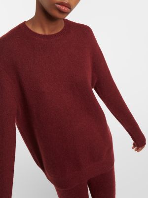 Jersey de seda de cachemir de tela jersey Gabriela Hearst rojo