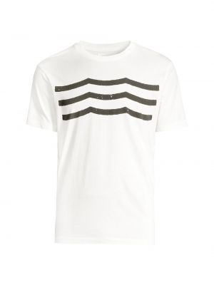 Облегающая прямая футболка меланжевого цвета Sol Angeles белый