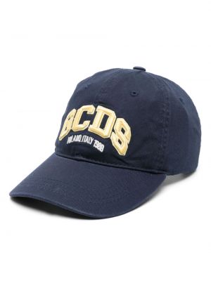 Haftowana czapka z daszkiem Gcds niebieska