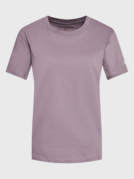 T-Shirt Casey I030652 Fioletowy Regular Fit Carhartt Wip