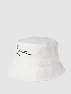Biała czapka Karl Kani