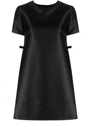 Сатенена мини рокля Blanca Vita черно