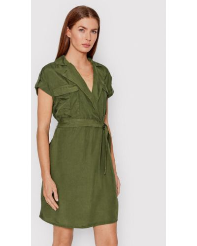 Košeľové šaty Noisy May zelená