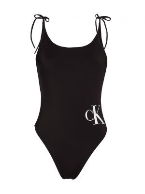 Ολόσωμο μαγιό Calvin Klein Swimwear μαύρο
