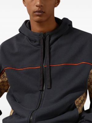 Medvilninis džemperis su gobtuvu Gucci juoda