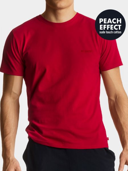 Tricou cu mâneci scurte Atlantic roșu