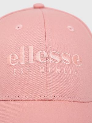 Хлопковая шляпа Ellesse розовая