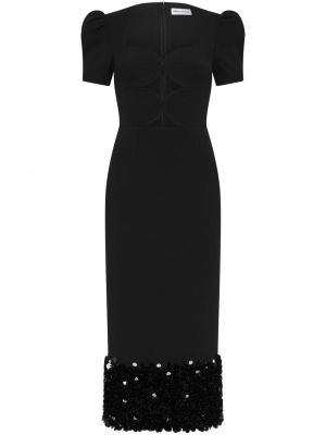 Μίντι φόρεμα Rebecca Vallance μαύρο