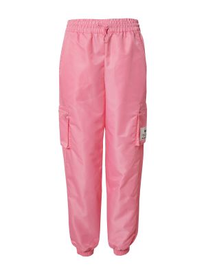 Pantaloni cargo di nylon Adidas Originals rosa