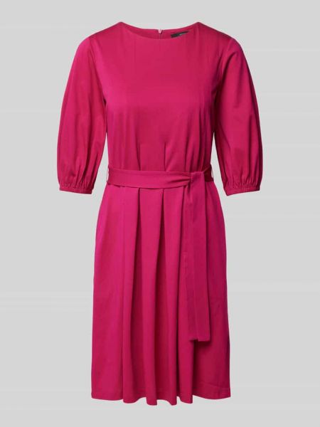 Sukienka midi bawełniana Weekend Max Mara różowa