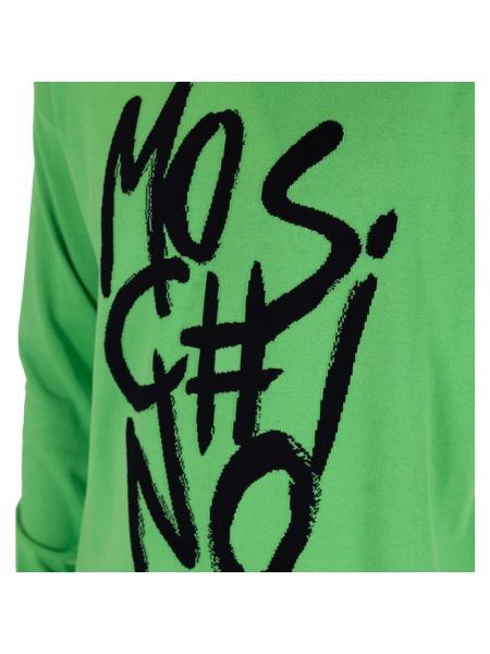 Jersey de punto de tela jersey Moschino verde