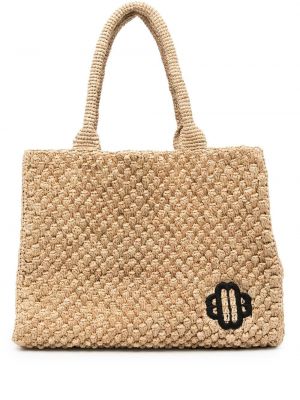 Brodert shoppingbag Maje