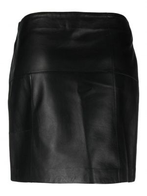 Kožená sukně Alysi černé