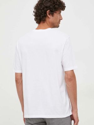 Pamut póló Sisley fehér