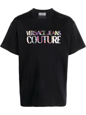 T-shirt Versace Jeans Couture svart