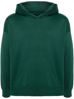 Kokvilnas kapučdžemperis Visvim zaļš