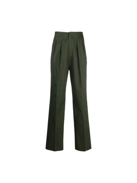 Zielone proste spodnie Giuliva Heritage