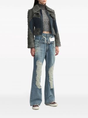 High waist straight jeans Andersson Bell blau