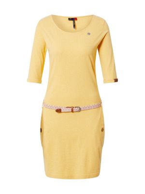 Μini φόρεμα Ragwear κίτρινο
