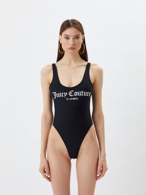 Слитный купальник Juicy Couture, черный