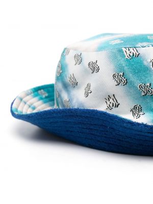 Oboustranný klobouk s paisley potiskem Amiri modrý
