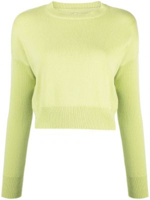Кашмирен пуловер Teddy Cashmere зелено