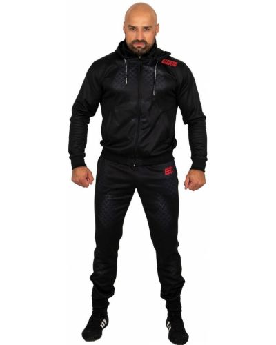 Dres Męski Sportowy Komplet Bluza i Spodnie do Biegania Poliestrowy BLACK ARMOUR Extreme Hobby
