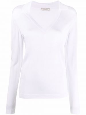 Camiseta con escote v Nina Ricci blanco