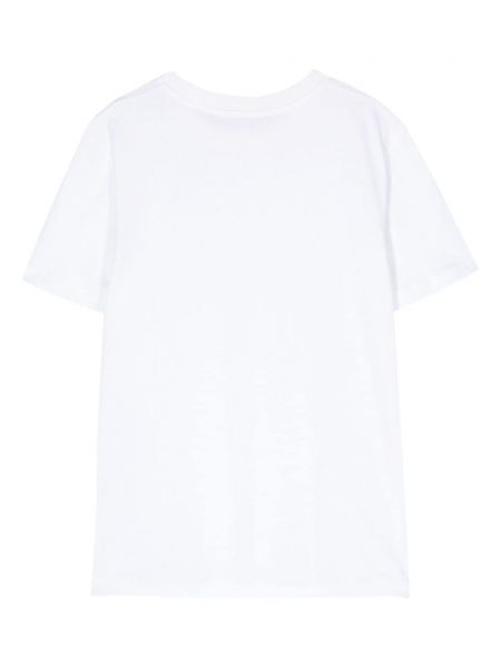 T-shirt avec applique Calvin Klein Jeans blanc