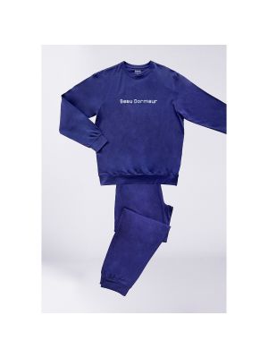 Pijama manga larga Dodo azul