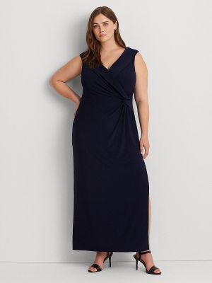 Mini vestido sin mangas Lauren Ralph Lauren Woman azul