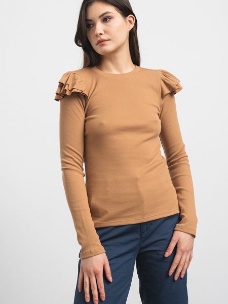 Пуловер Gap коричневый