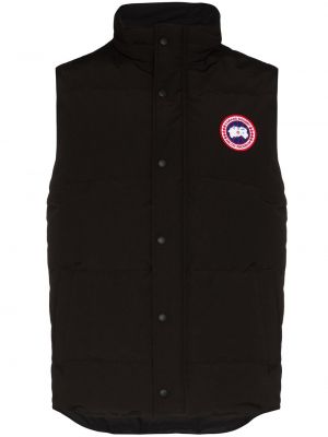 Ned fjær vest Canada Goose svart