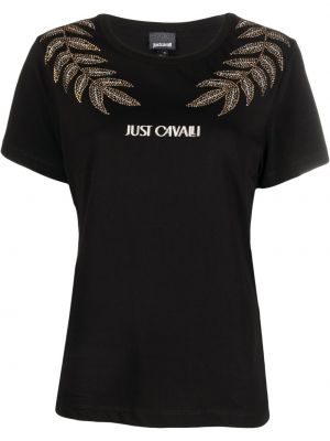 T-shirt Just Cavalli svart