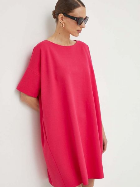 Sukienka mini oversize Liviana Conti różowa